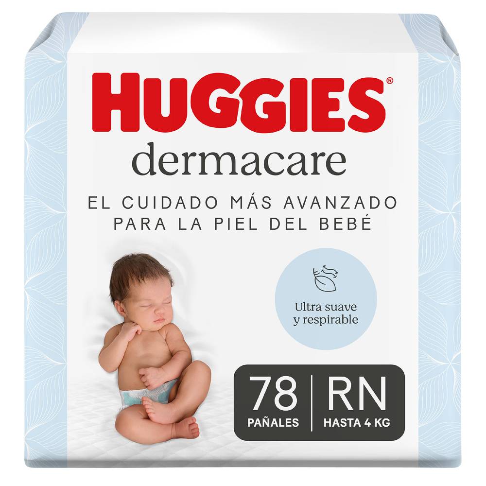 Huggies · Pañales dermacare - Talla RN (78 un)