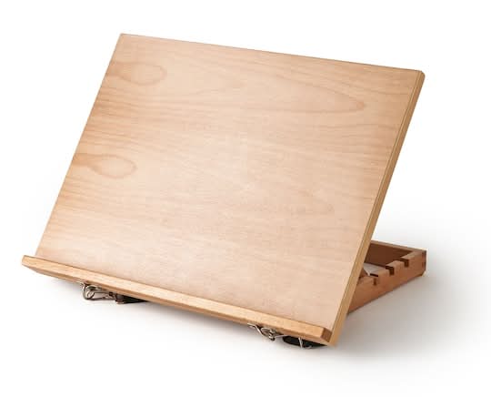 Artist's Loft Adjustable Flat Surface Wood Table Easel