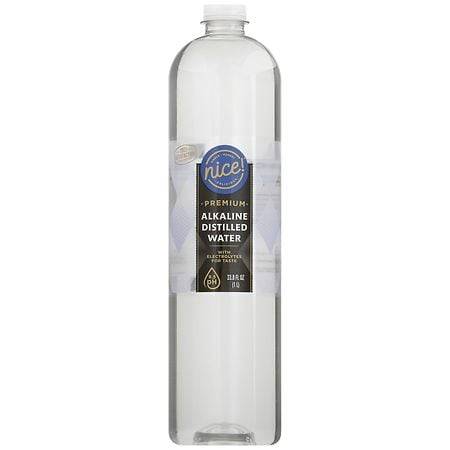 Nice! Premium Alkaline Distilled Water (33.79 fl oz)