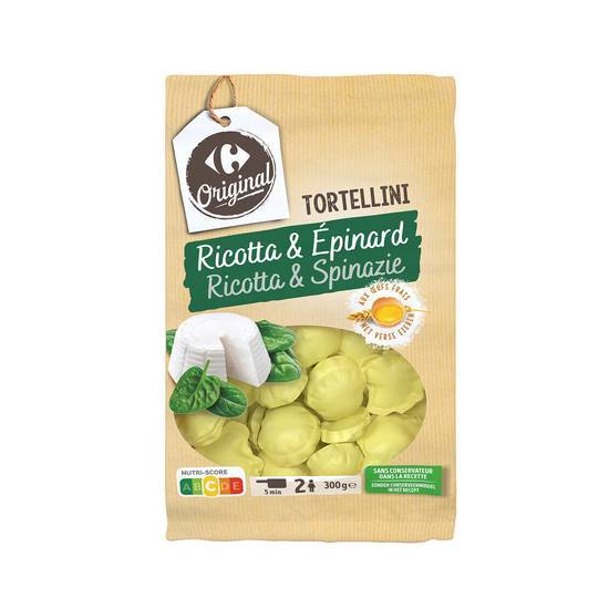 Carrefour Original - Pâtes fraîches tortellini (ricotta - épinard)