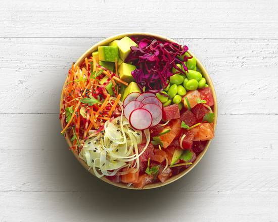 Poke Bowl Salmon Tuna