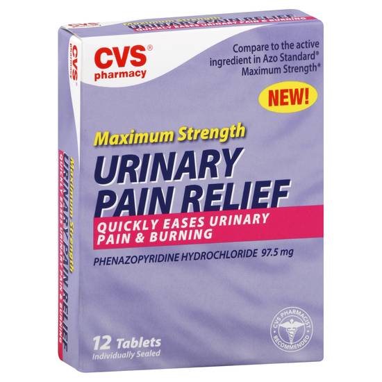 Cvs Pharmacy Maximum Strength Urinary Pain Relief (12 ct)