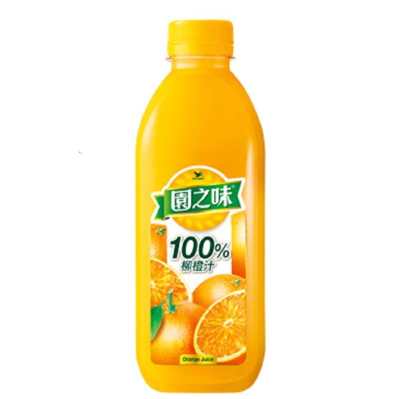 園之味100%柳橙汁到貨效期約6-8天 <900ml毫升 x 1 x 1Bottle瓶> @15#4710088637192