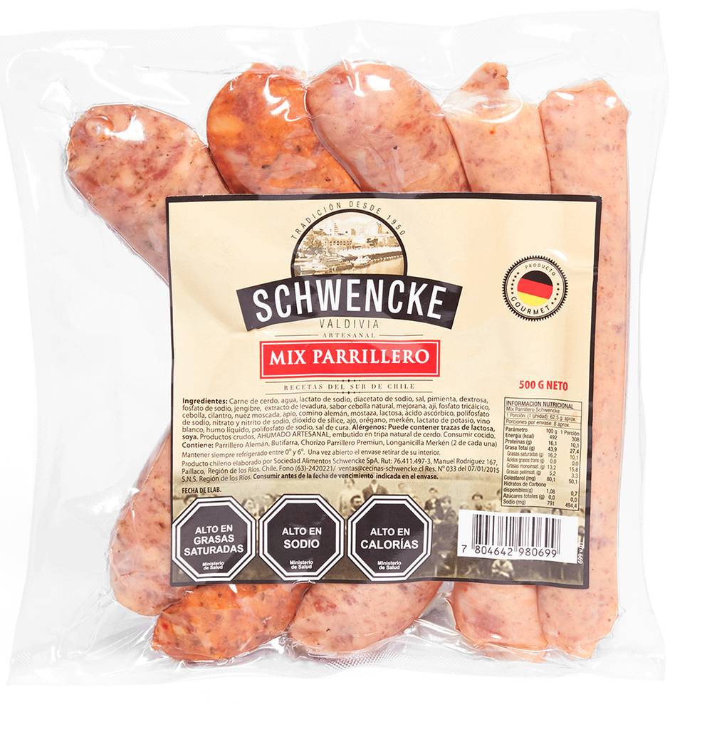 Schwencke · Mix parrillero (500 g)