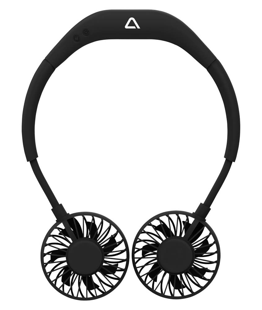 AMBIANO Black Rechargeable Neck Fan