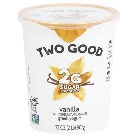 Two Good Lowfat Vanilla Greek Yogurt