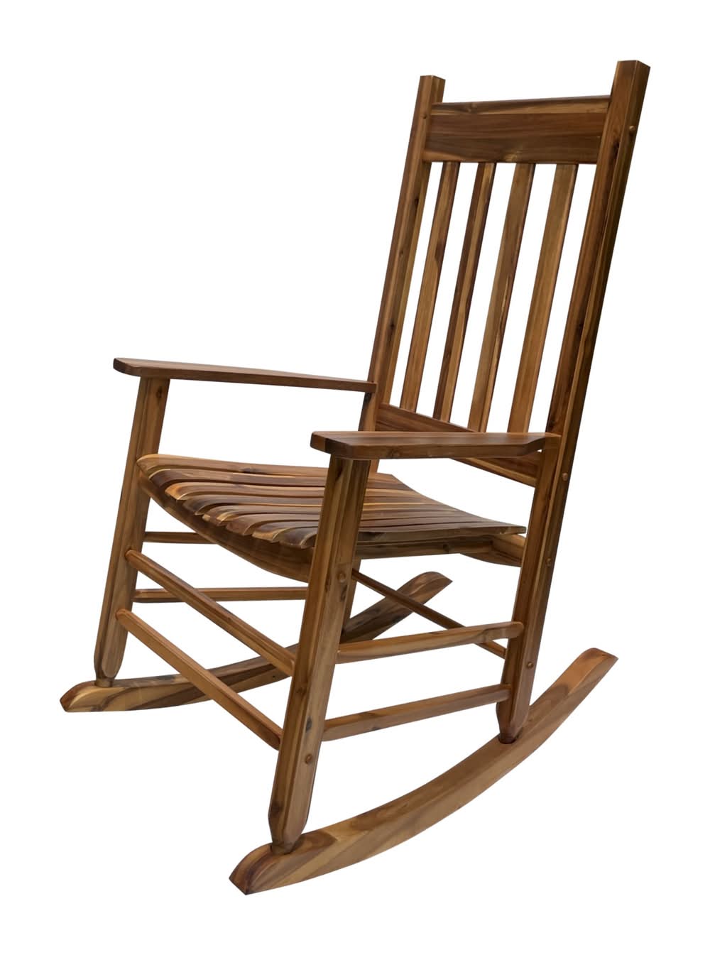 Natural Wood Frame Rocking Chair