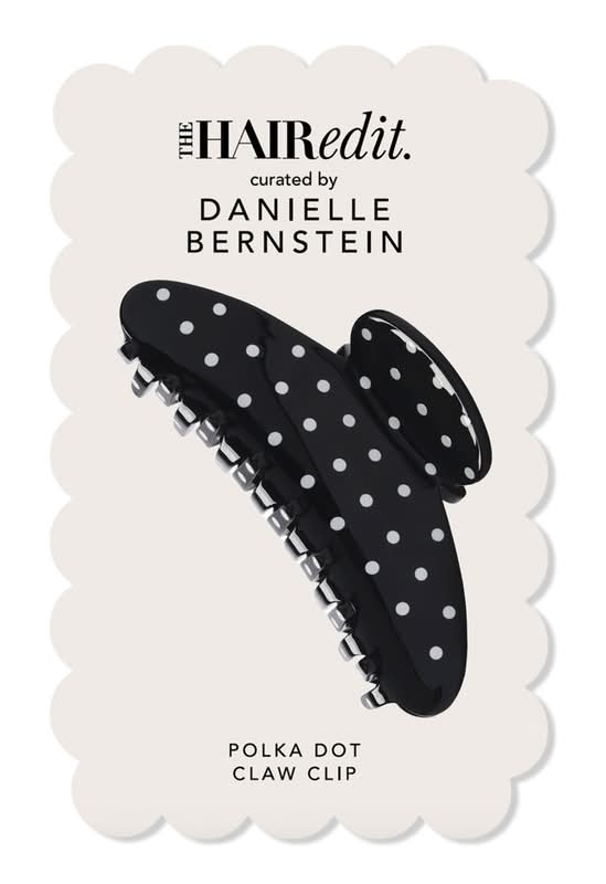 The Hair Edit Polka Dot Claw Clip by Danielle Bernstein
