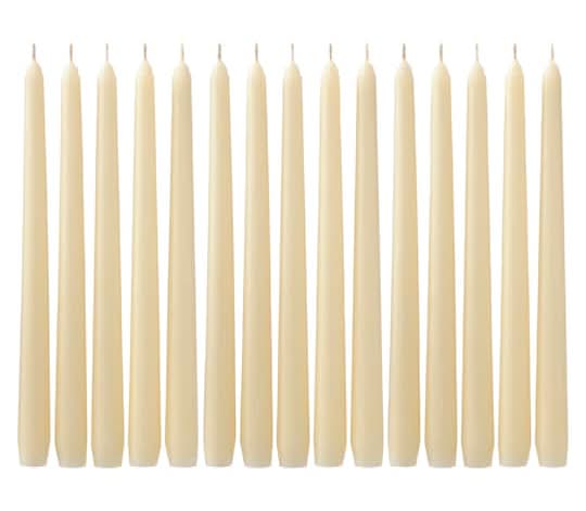 Basic Elements Ivory Unscented Taper Party Pack By Ashland