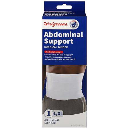 Walgreens Abdominal Support Surgical Binder Large/Xl