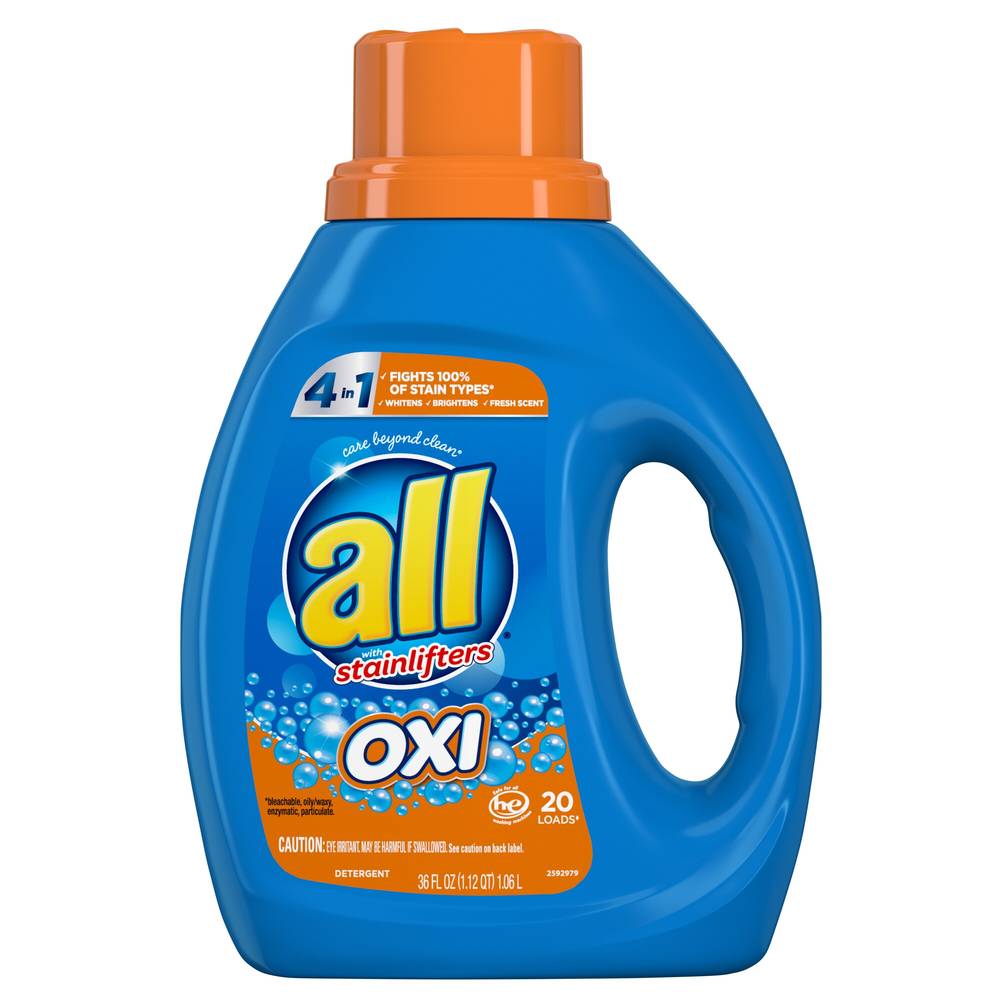 all OXI Liquid Laundry Detergent, 36 oz