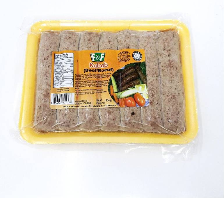 F&F Beef Kabab (454 g, 7 ct)