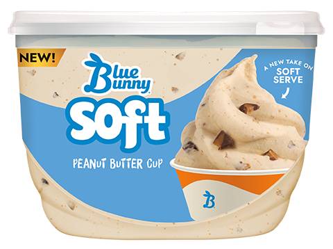 Blue Bunny Soft Frozen Dessert Cup (peanut butter)