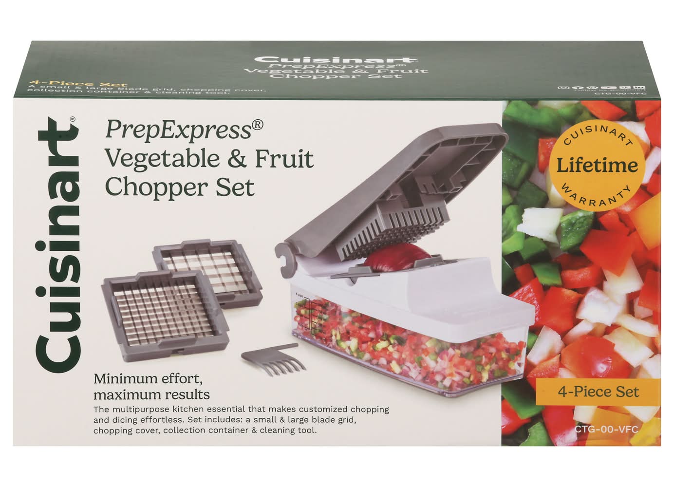 Cuisinart Prepexpress Vegetable & Fruit Chopper Set (4 ct)
