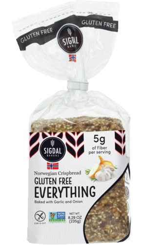 Sigdal Bakery Everything Gluten Free Crispbread