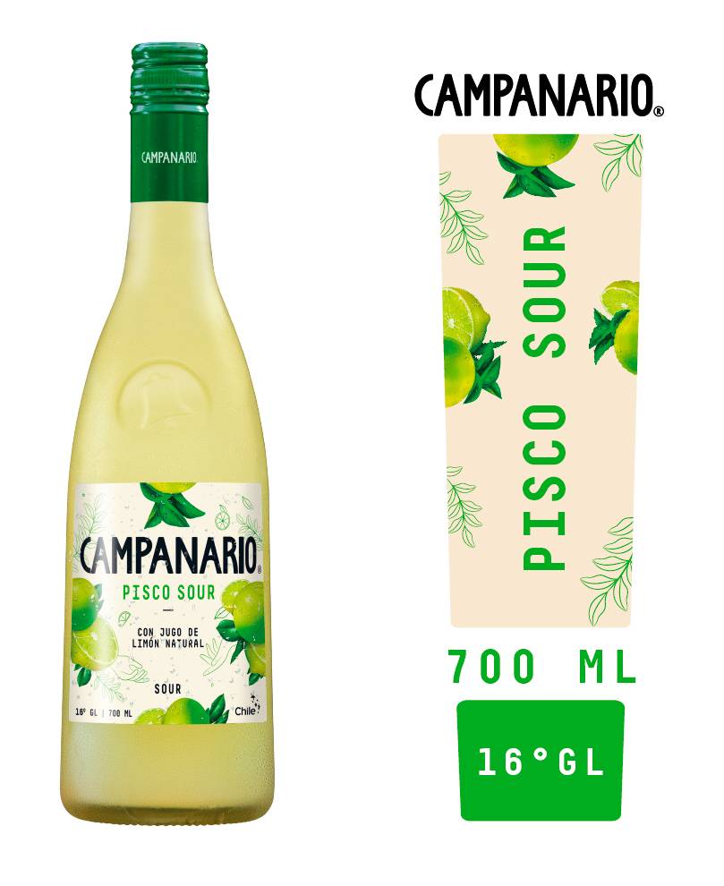 Campanario · Pisco sour (700 ml)
