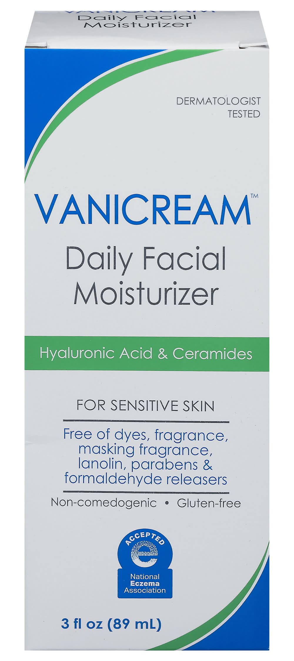 Vanicream Daily Facial Moisturizer For Sensitive Skin (3 fl oz)