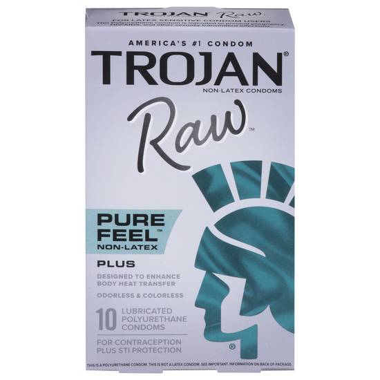Trojan Raw Pure Feel Non-Latex Condoms