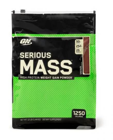 Optimum Nutrition On Serious Mass Choc 12lb (12 lbs)