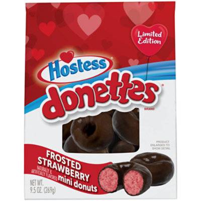 Hostess Chocolate Covered Strawberry Mini Donuts (9.5oz bag)