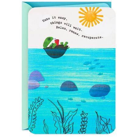 Hallmark Get Well Card (Relax, Renew, Recuperate) E16 - 1.0 ea