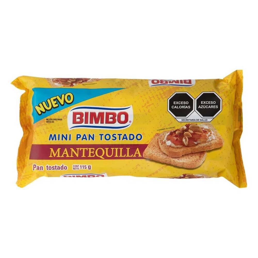 Bimbo pan mini tostado mantequilla