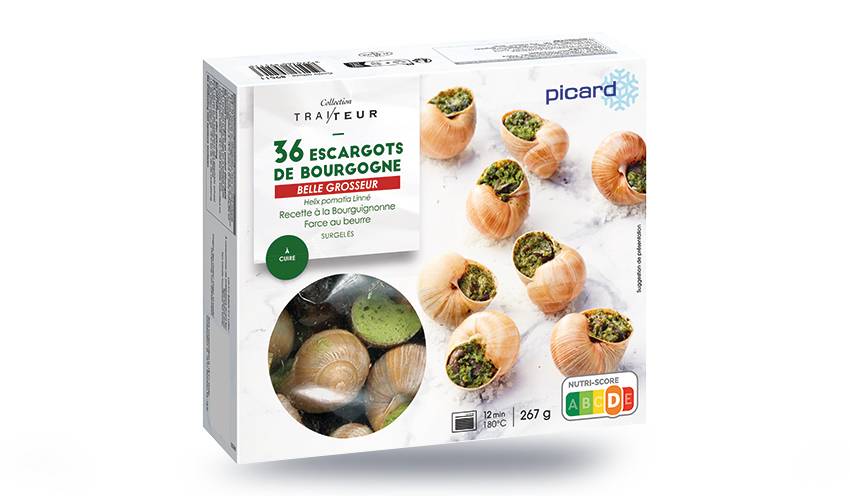 36 escargots belle grosseur, de Bourgogne