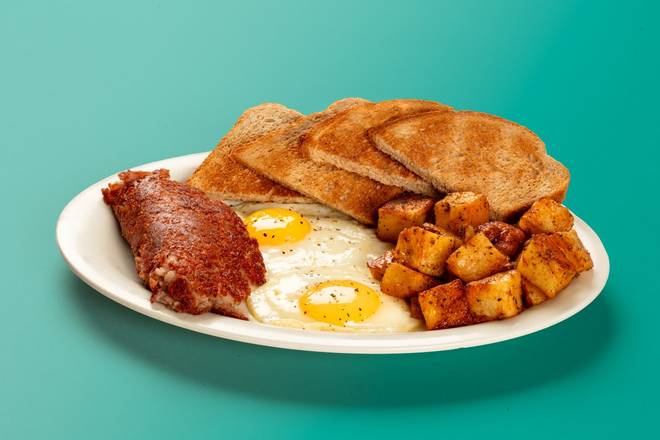 Founder's Hash & Eggs