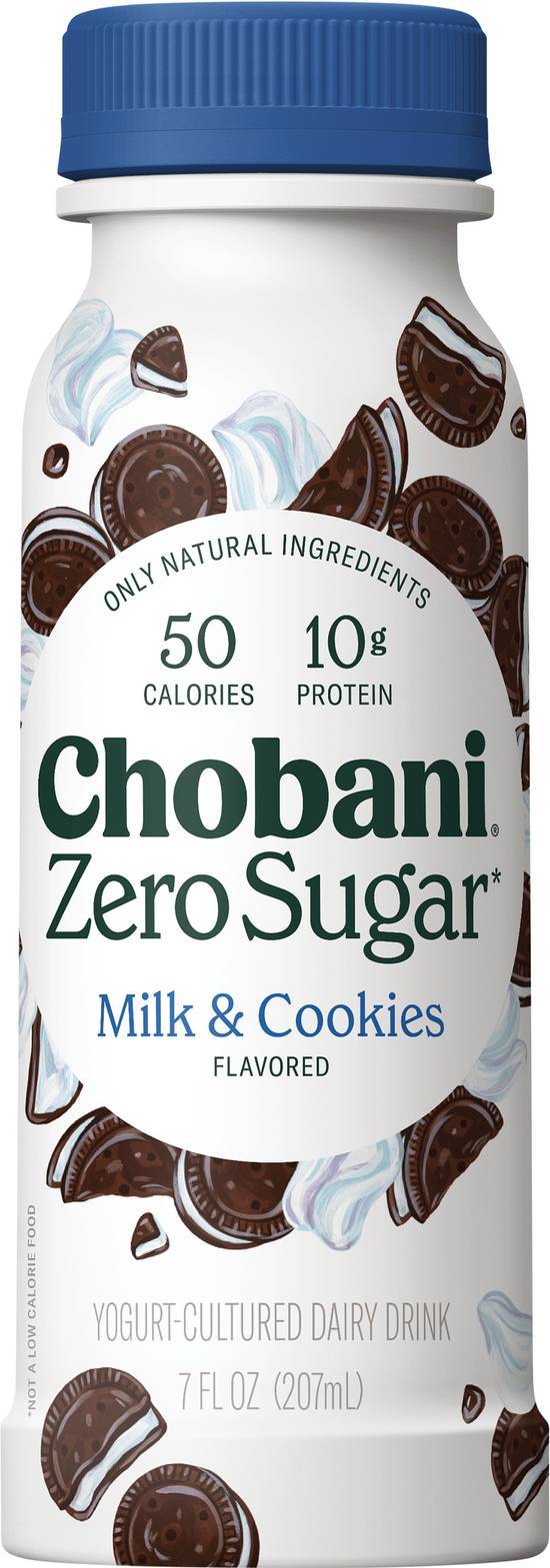 Chobani Zero Sugar Yogurt-Cultured Dairy Drink (milk-cookies)