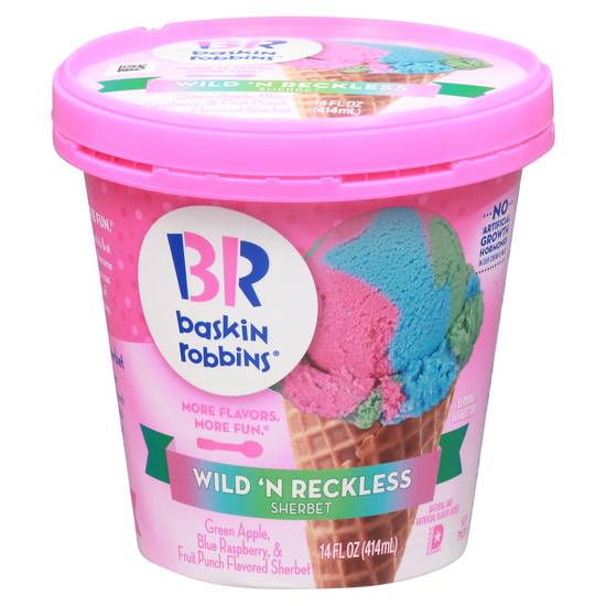 Baskin Robbins Wild 'N Reckless Sherbet