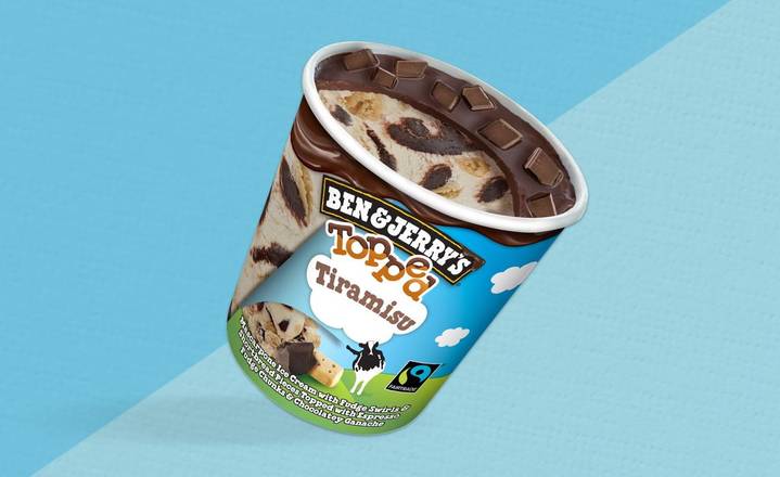 Ben & Jerry's Topped Tiramisu Ice Cream 458ml