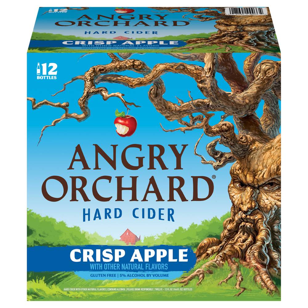 Angry Orchard Crisp Apple Hard Cider (12 pack, 12 fl oz)