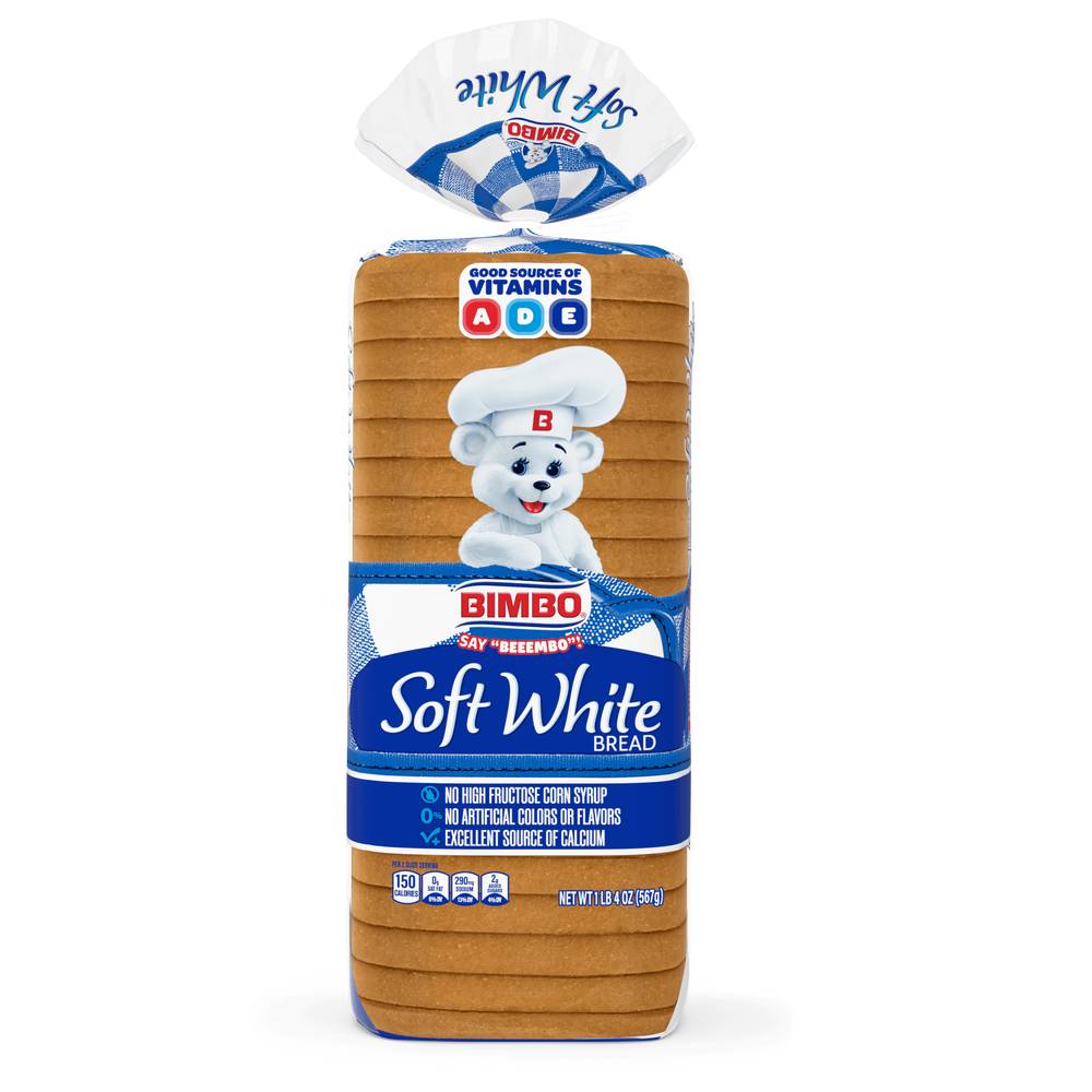 Bimbo Soft White Family Size Bread (20 oz)