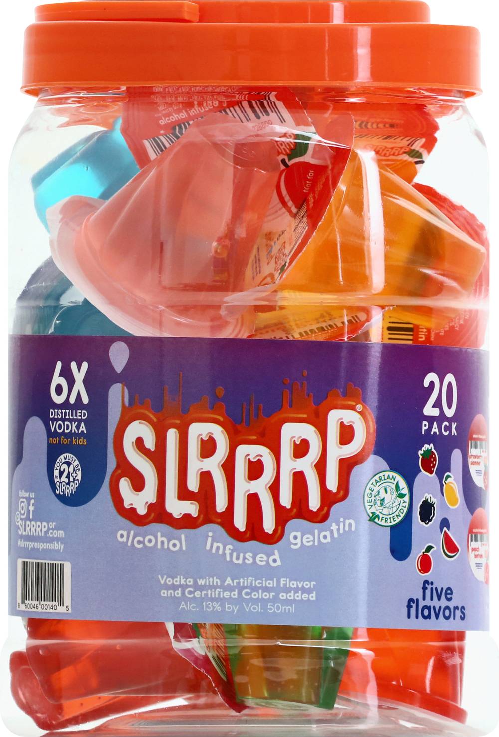 Slrrrp Vodka Infused Gelatin (35.29 oz) (variety)