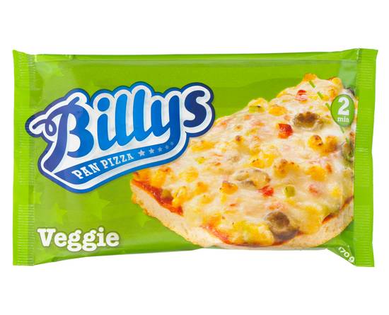 BILLYS PAN PIZZA VEGETARIA 170G