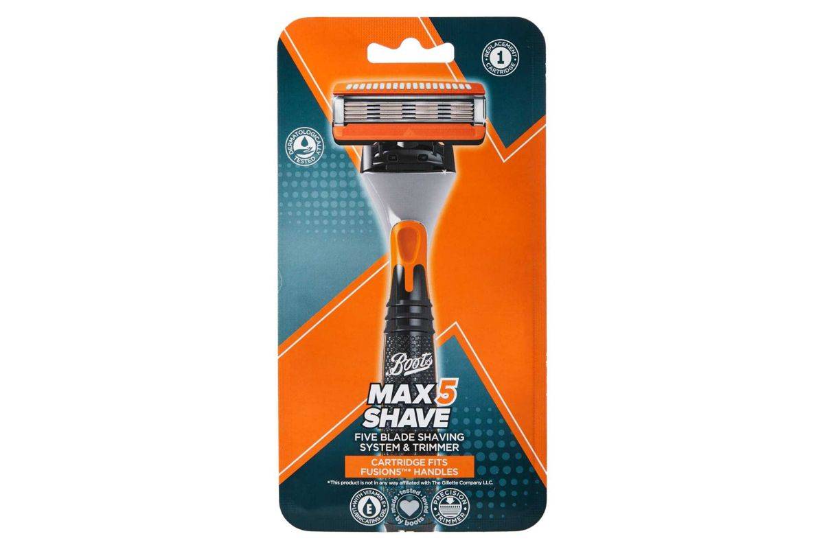 Boots Max Shave Five Blade Shaving System & Trimmer