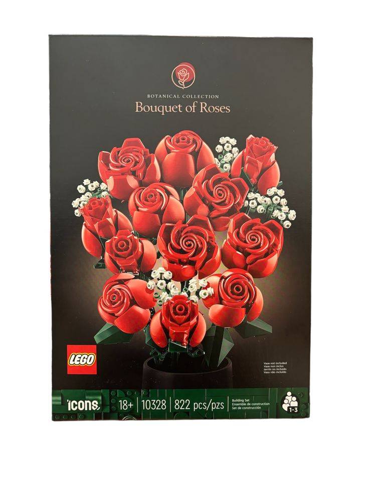 RAMO DE 12 ROSAS  LEGO