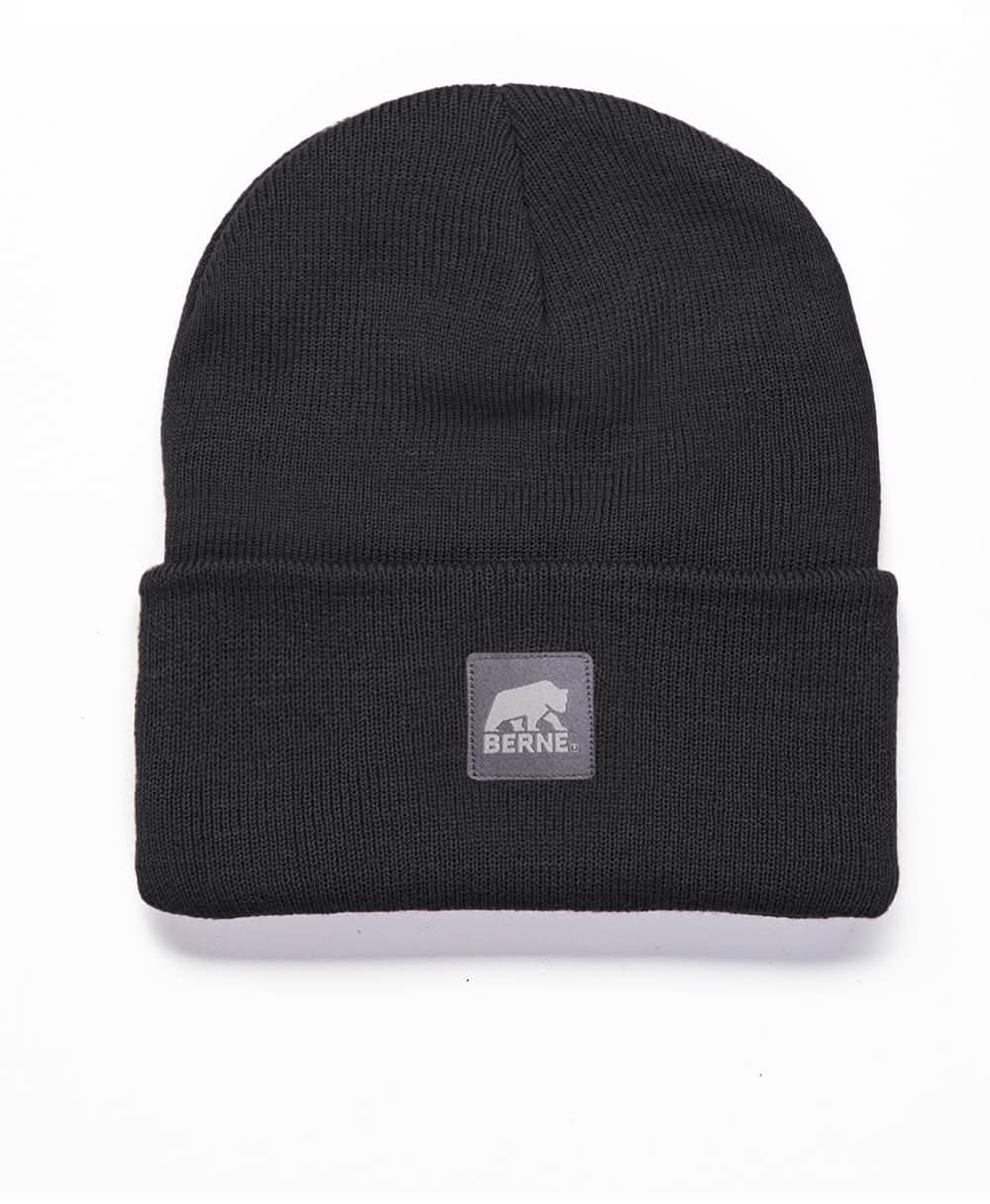 BERNE APPAREL Adult unisex Black Acrylic Knit hat