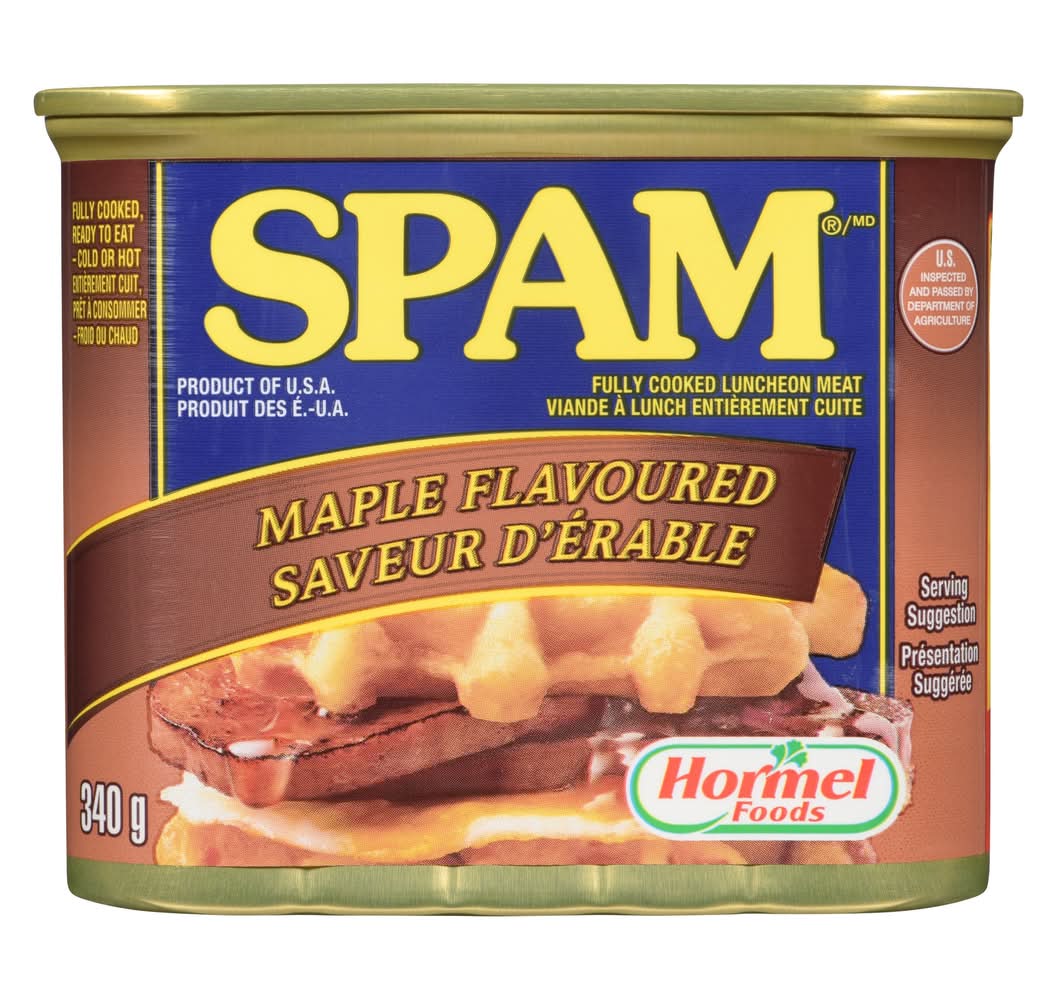 Hormel Spam Fully Cooked Luncheon Meat, Maple (340 g)