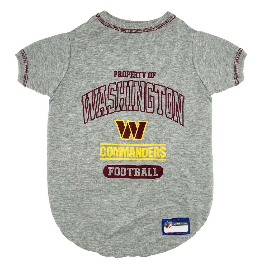 Pets First Washington Commanders Pet Tee Shirt (Size: X Small)