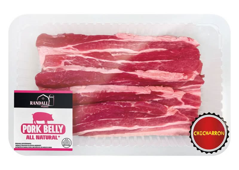 USDA All Natural Pork Belly, per lb