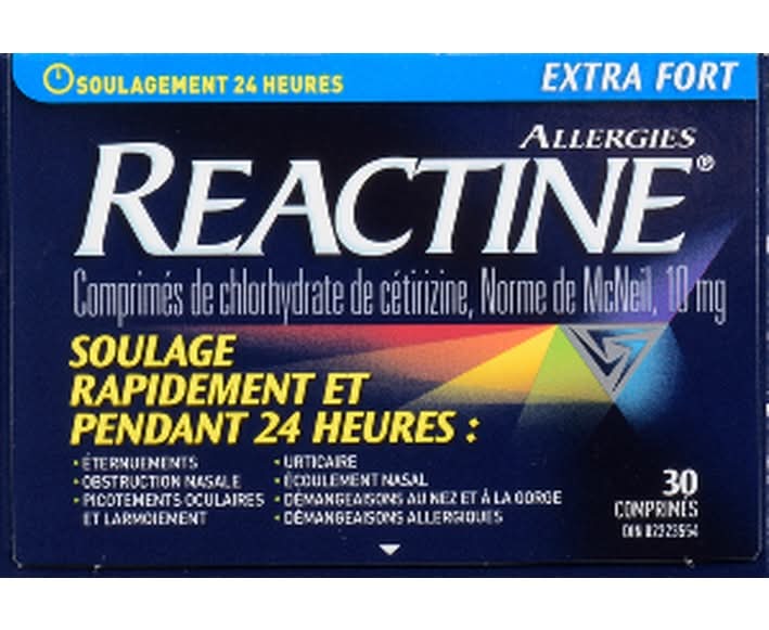 Reactine 10 Mg Allergy Relief Tablets (100 g, 30 ct)