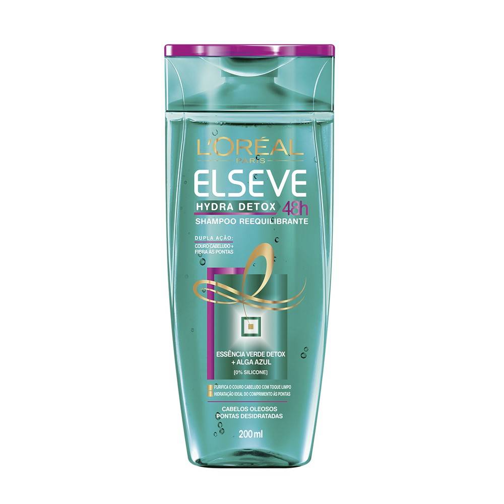 L'oréal paris shampoo hydra detox 48h elseve (200ml)