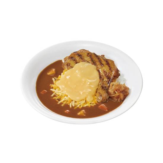 チーズ炭火焼きほろほろチキンカレーChicken Curry Rice w/ Cheese