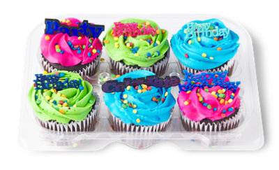 Chocolate Cupcakes 6 Count - Ea