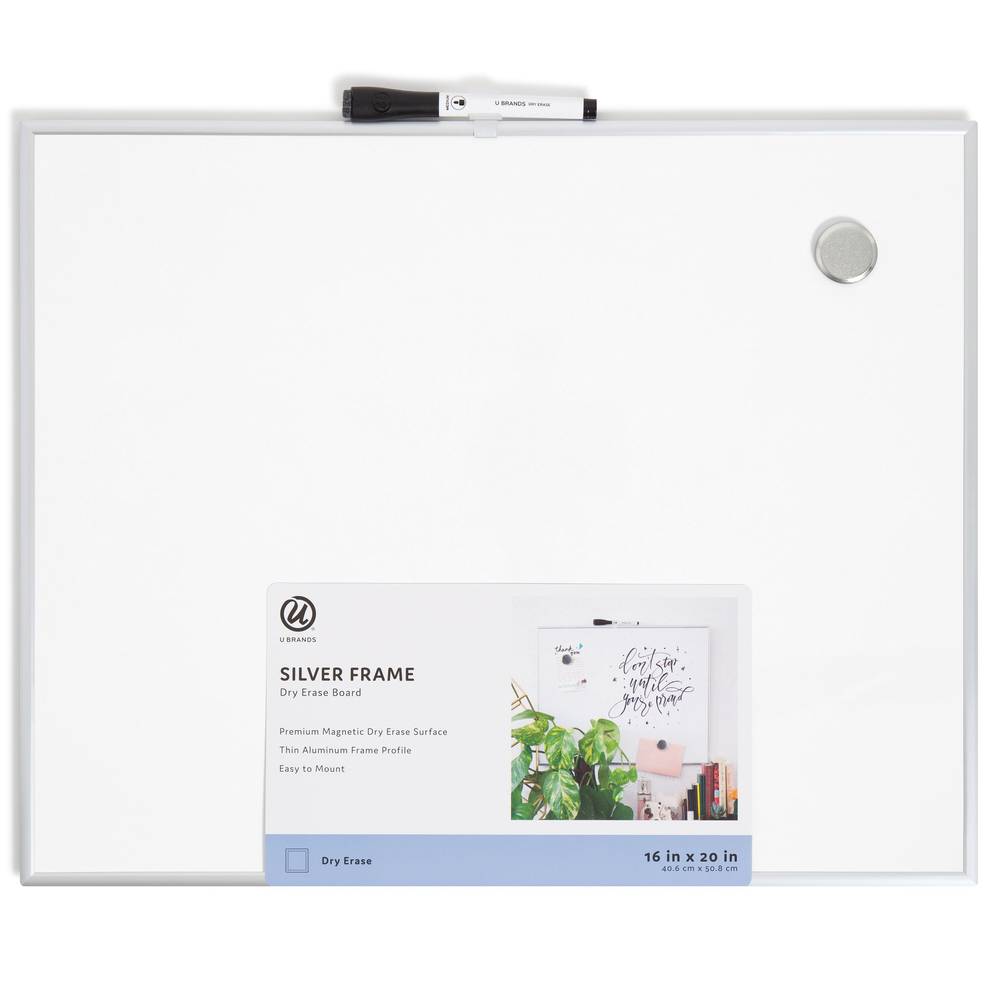 Les Produits U Alminum Frame Magnetic Dry Erase Board