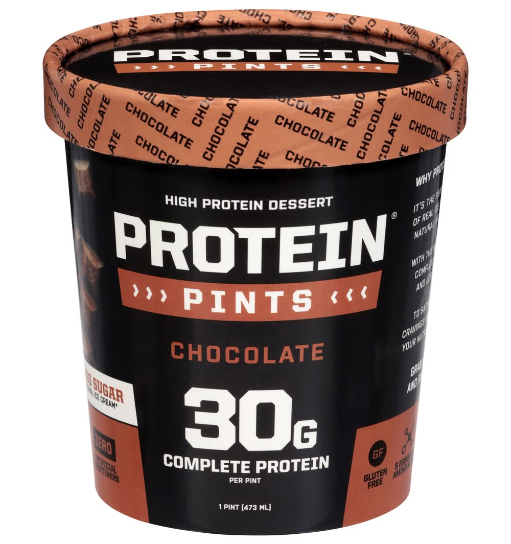 Protein Pints Ice Cream, Chocolate (1 pint)