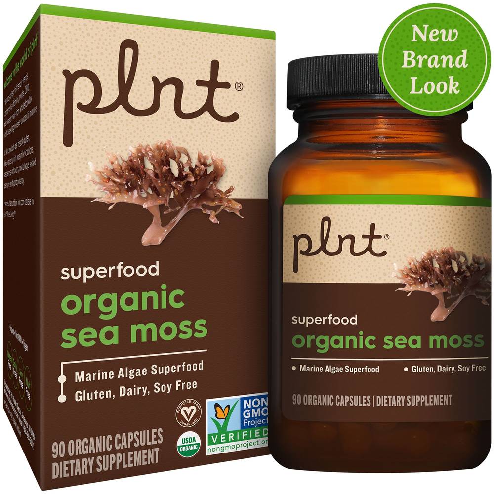 Plnt Superfood Organic Sea Moss (90 capsules)