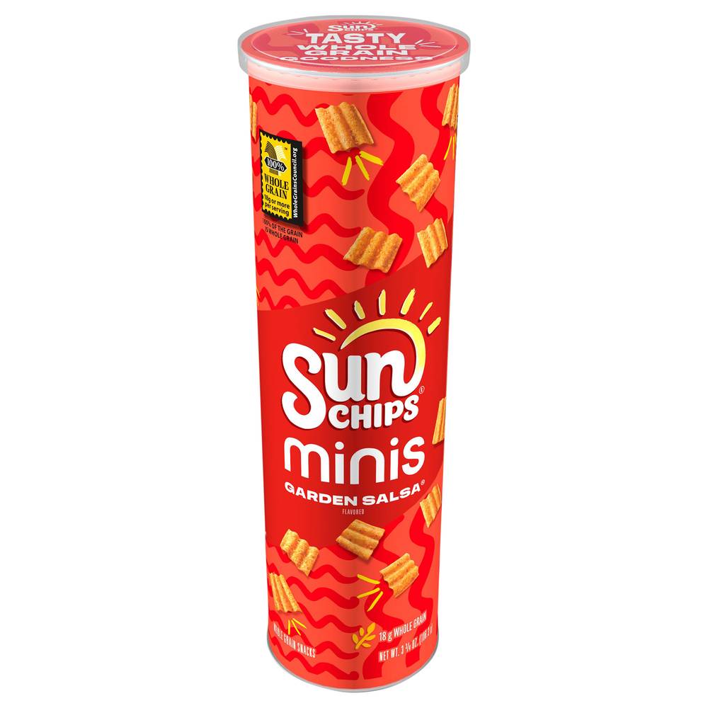 Sun Chips Minis Garden Salsa Flavored Whole Grain Snacks (3.75 oz)