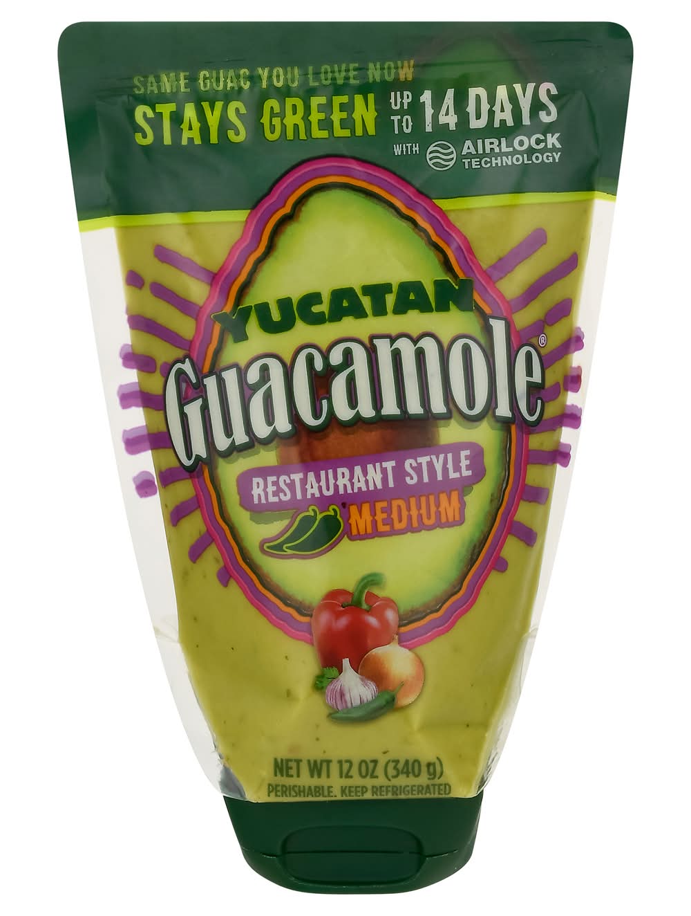 Yucatan Restaurant Style Squeeze Guacamole (12 oz)